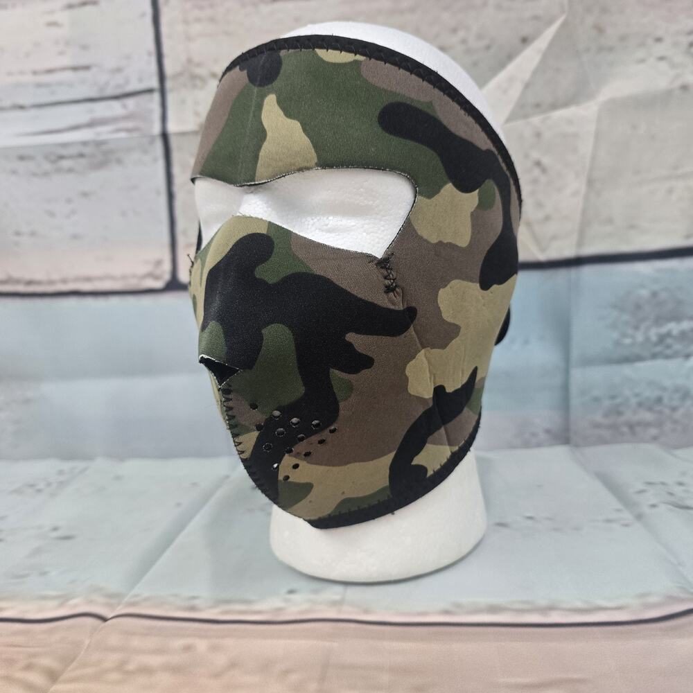 Zan Headgear Facemask Balaclava shiesty Neoprene Face Cover Adult Camouflage Cam